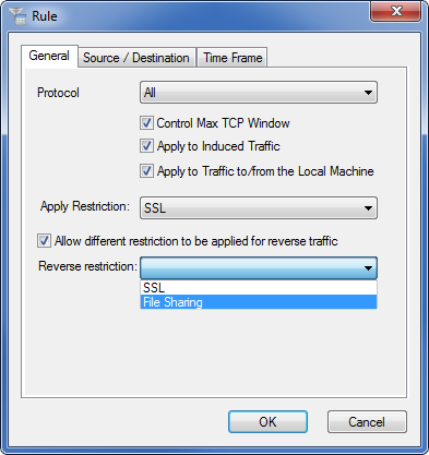 Bandwidth Control: Rules